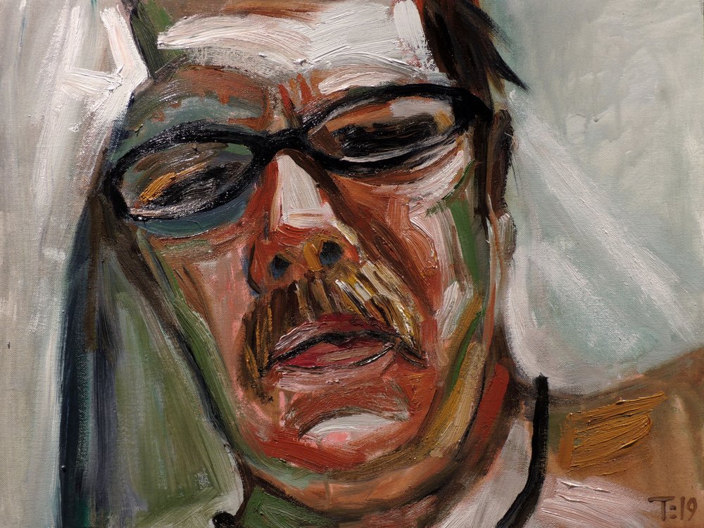 Wyrazisty, odważny portret autorstwa Tore Bahnson
