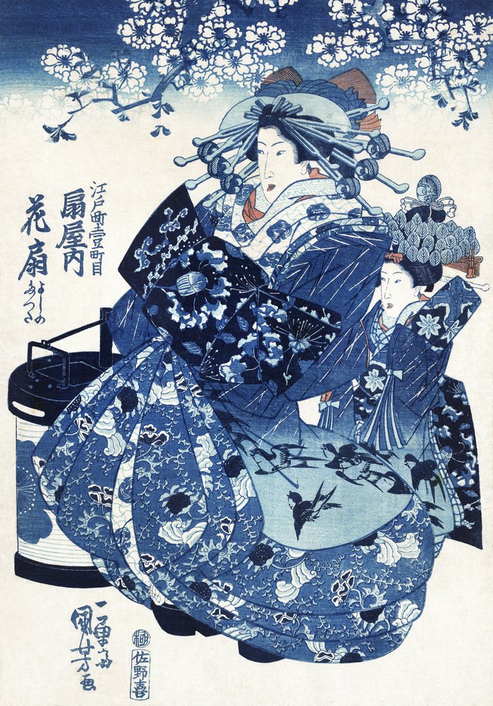 Japonka (1798–1861) autorstwa Utagawa Kuniyoshi