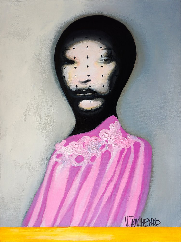 Różowy portret modowy autorstwa Victor Tkachenko