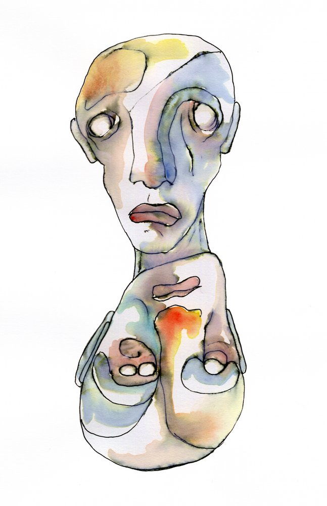 Surrealistyczny portret emocjonalny autorstwa Wildemar Doomgriever