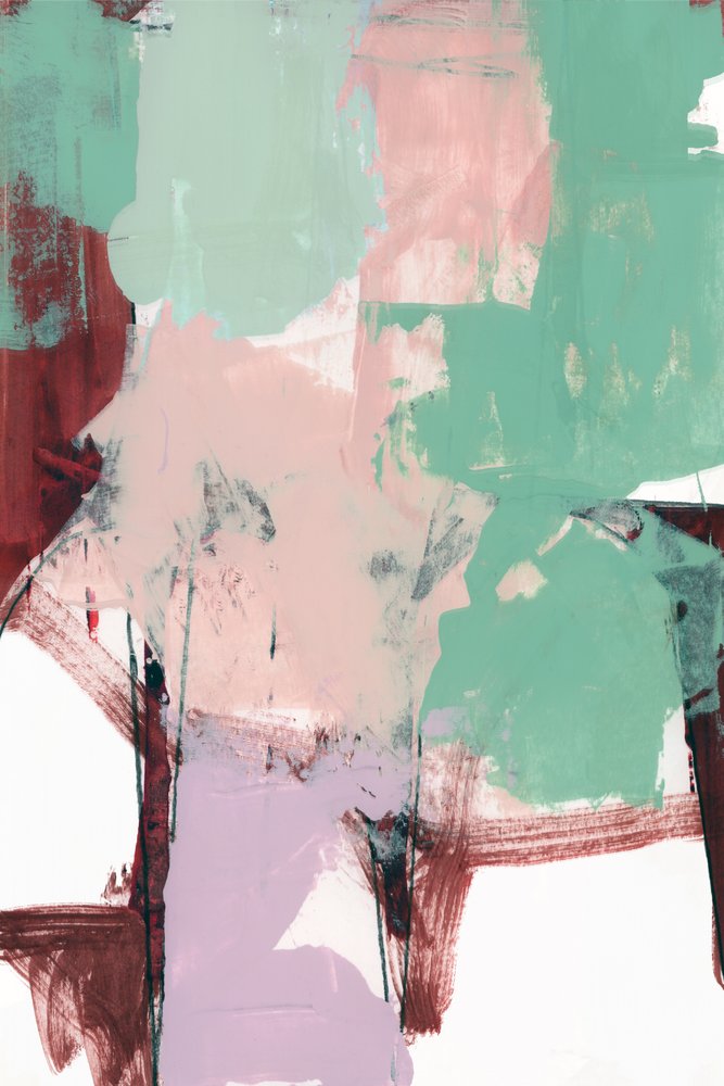 Abstrakcyjny „Mint Blush” autorstwa cartissi