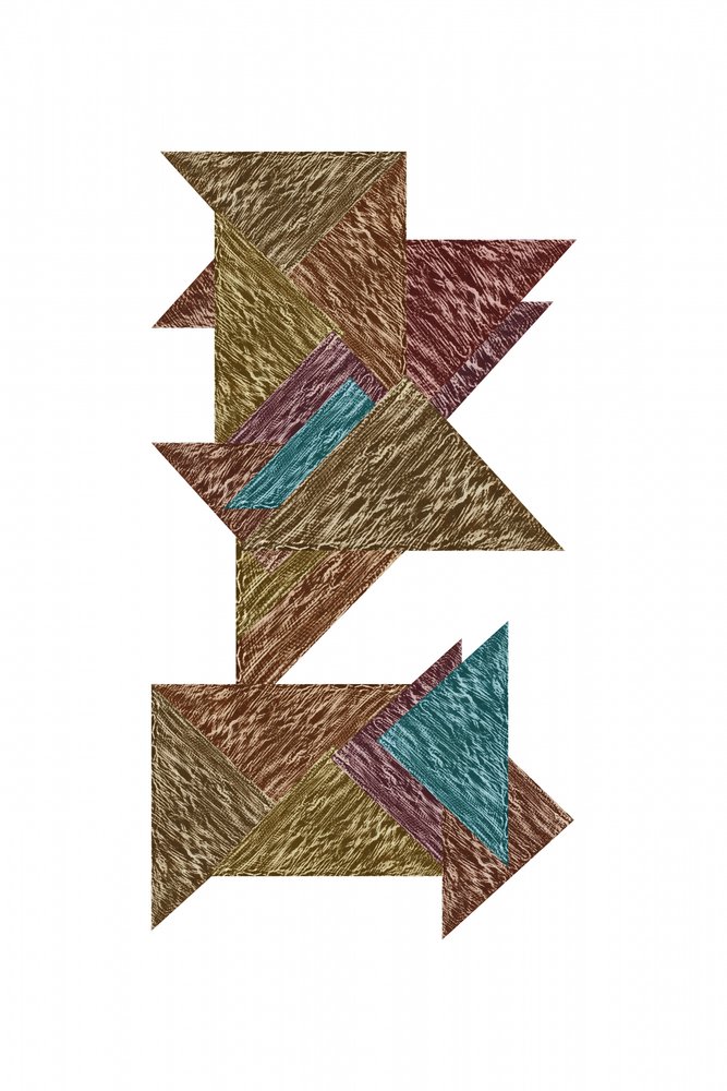Puzzle z abstrakcyjnym wzorem autorstwa cartissi