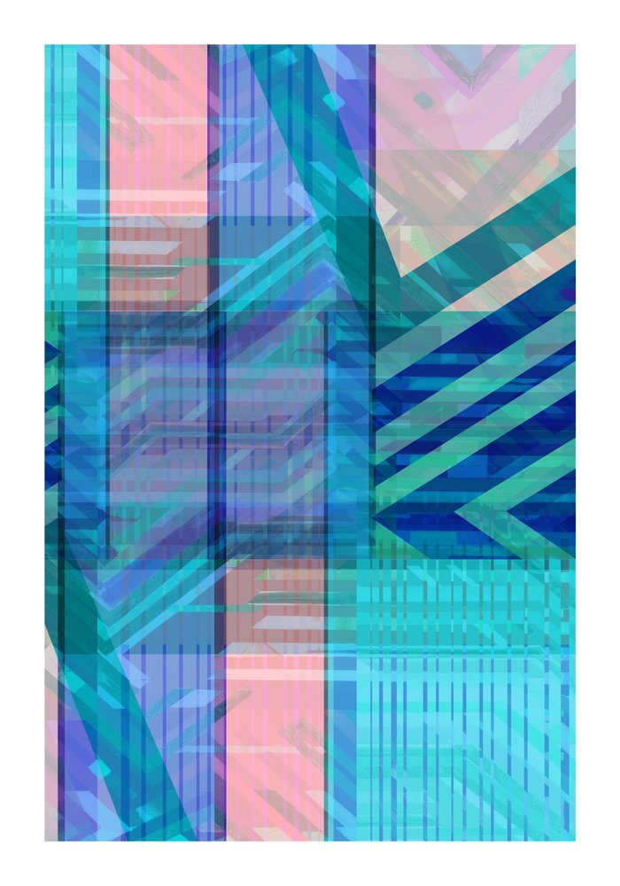 Kolorowa abstrakcja geometryczna autorstwa cartissi