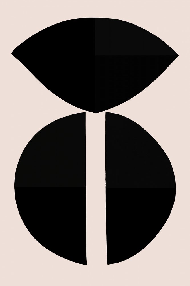 Geometryczne czarne kształty autorstwa cartissi