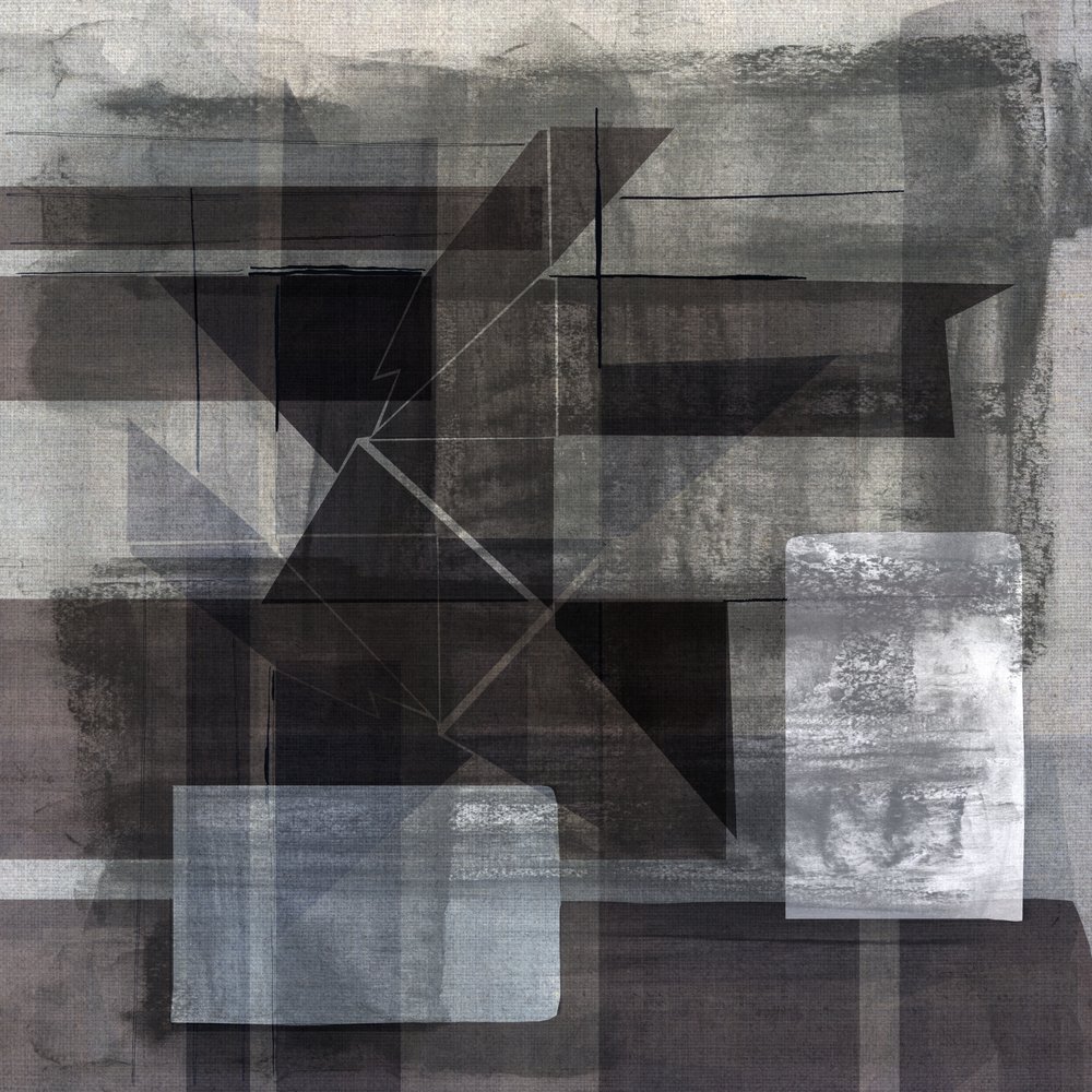 Warstwy geometryczne – abstrakcja autorstwa cartissi