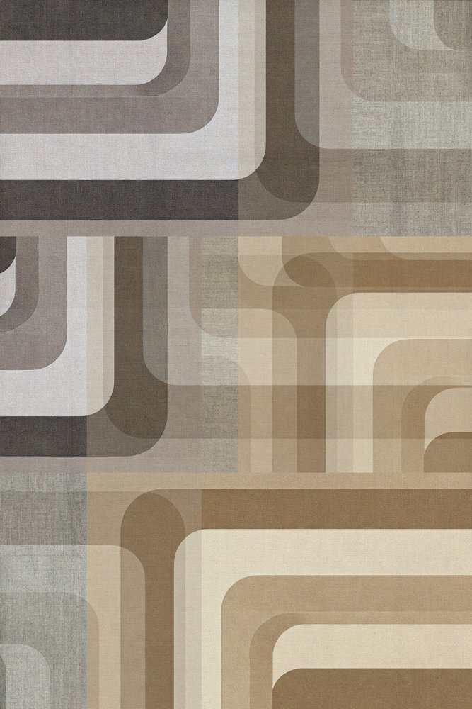 Geometryczny wzór w stylu retro autorstwa cartissi