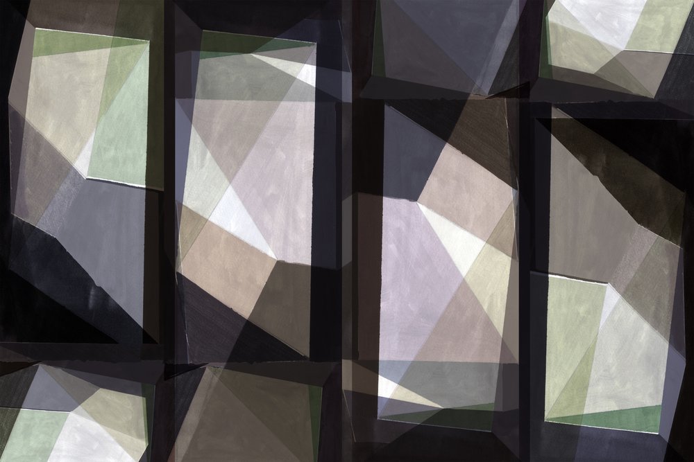 Geometryczne oświetlenie okienne autorstwa cartissi