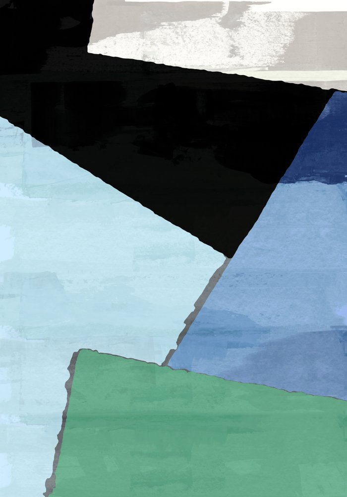 Nowoczesne kształty w stylu color block autorstwa cartissi