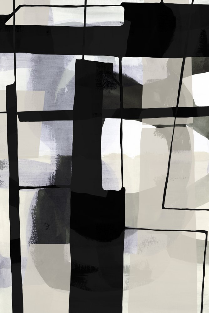 Monochromatyczne formy abstrakcyjne autorstwa cartissi