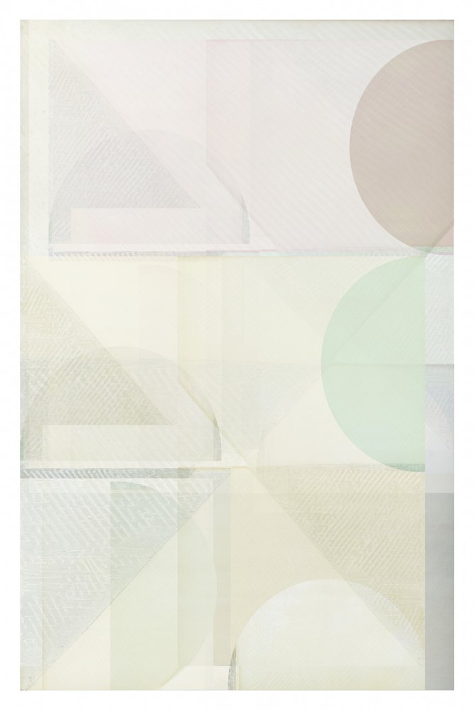 Delikatna pastelowa geometria autorstwa cartissi