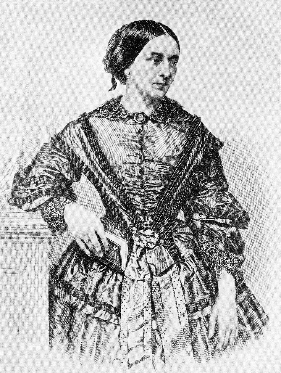 Clara Schumann, żona Roberta Schumanna autorstwa Unknown