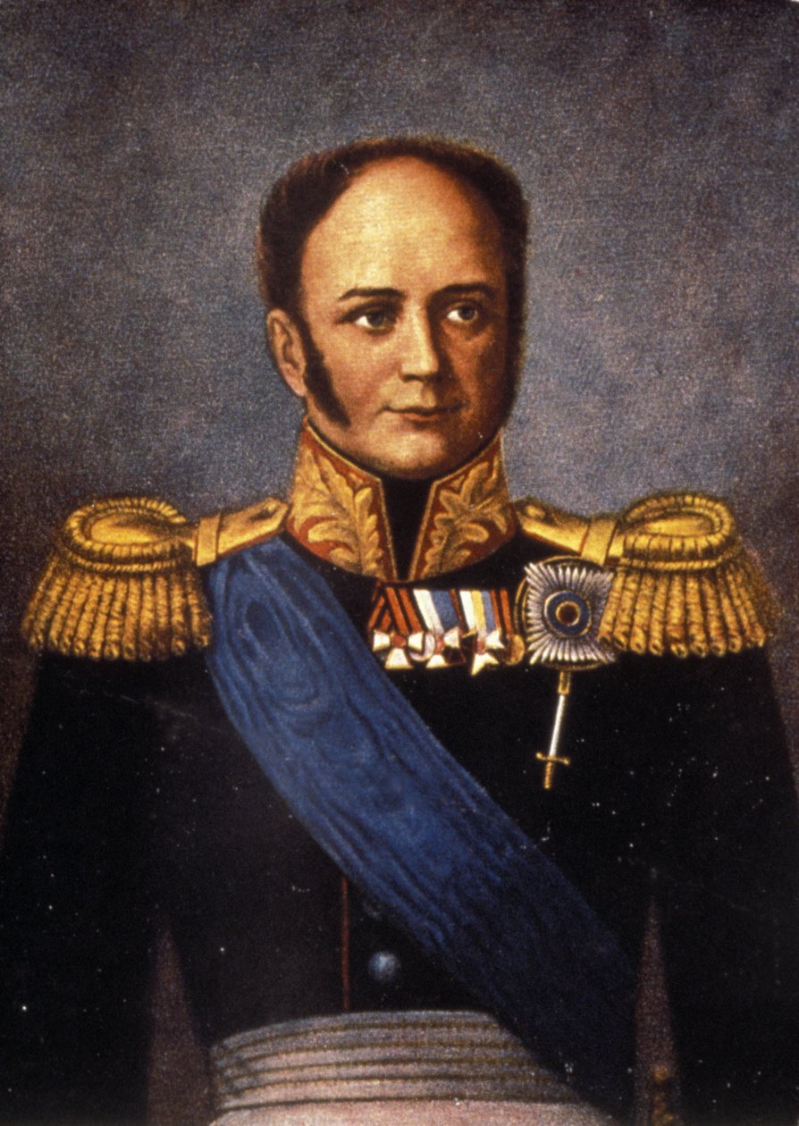 Cesarz Aleksander I (1777 - 1825). autorstwa Unknown