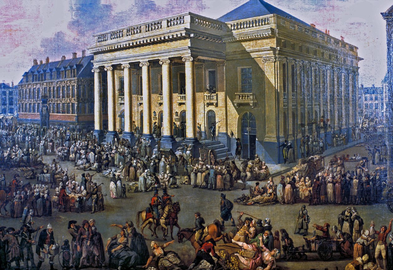 Francja - Departament Północy (F.59) - Lille - Muzeum Hospicjum Comtesse - Louis Joseph Watteau, znany jako Watteau of Lille (1731-1798): Lille, miejsce teatru autorstwa Unknown