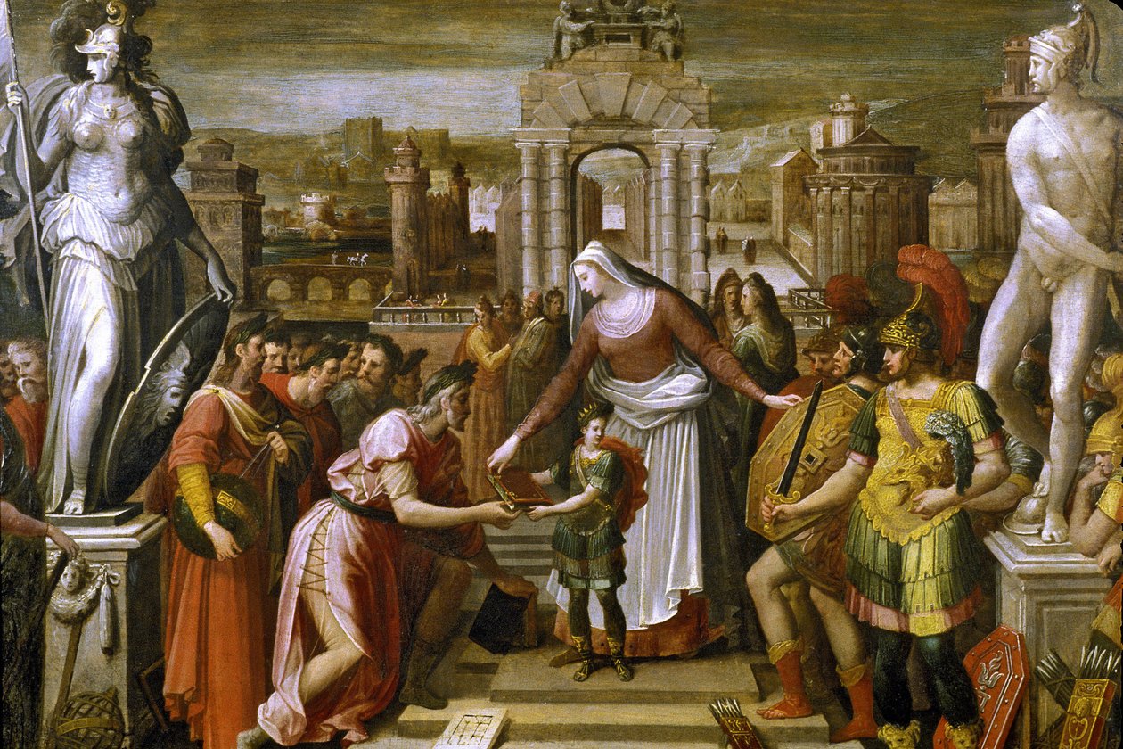 Francja - Oise - dział 60 - Beauvais - DR. Oise Departmental Museum - Historia Artemidy: Prezentacja książki i trądu - Antoine Caron (1521-1599) (artysta Beauvais) autorstwa Unknown