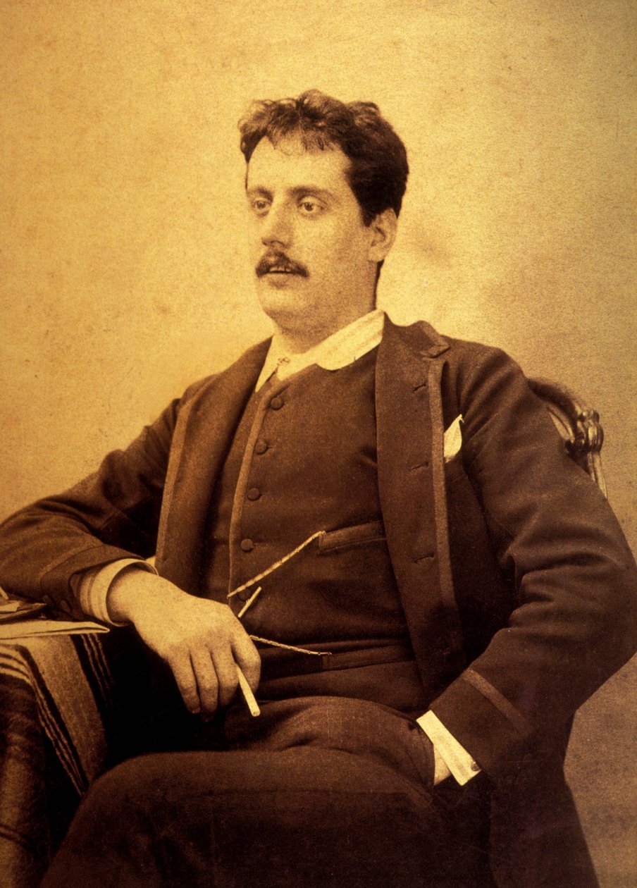 Giacomo Puccini (1858-1924) 1899 autorstwa Unknown
