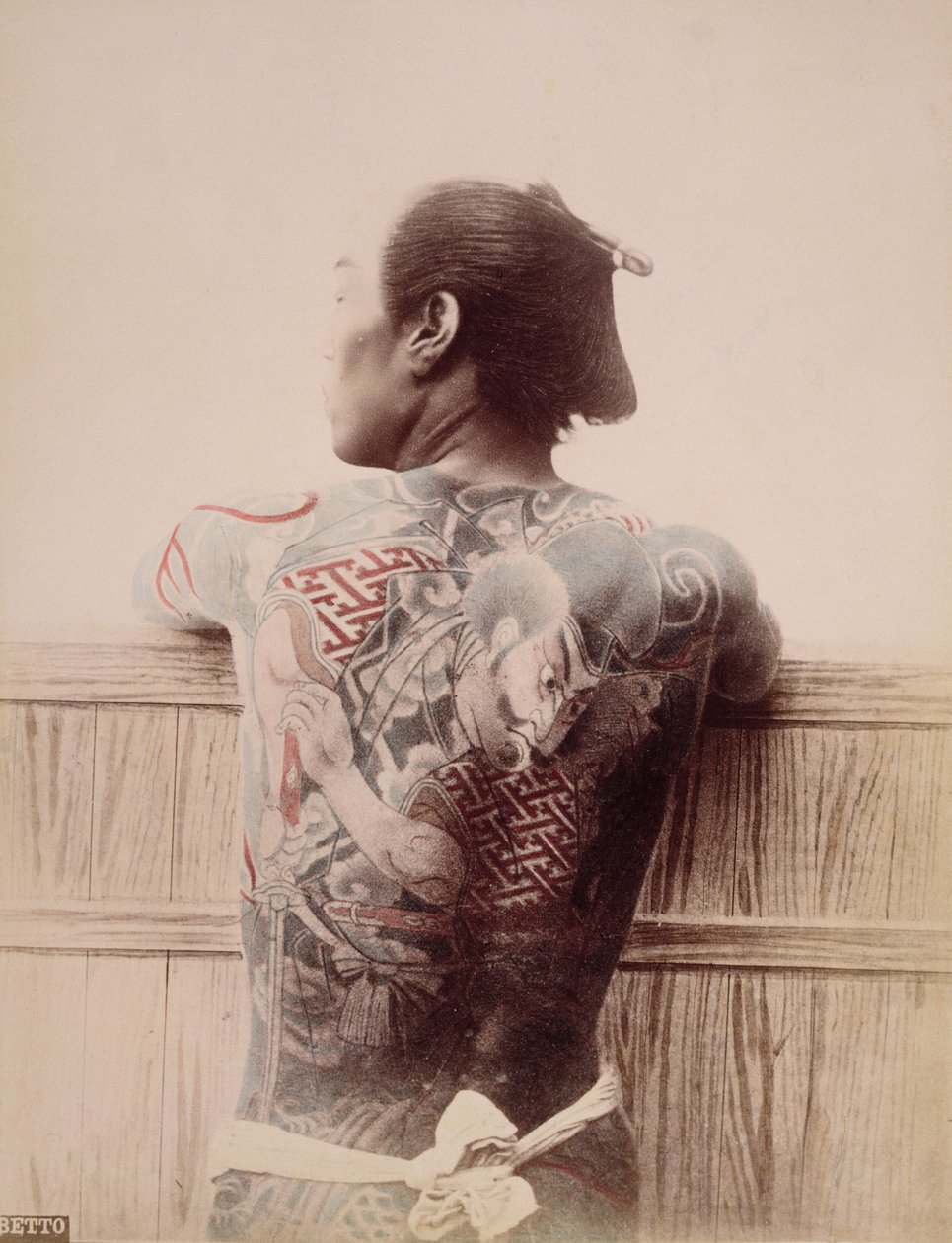 Japońskie Tatuaże Oblubieńców, ok. 1880 r autorstwa Unknown