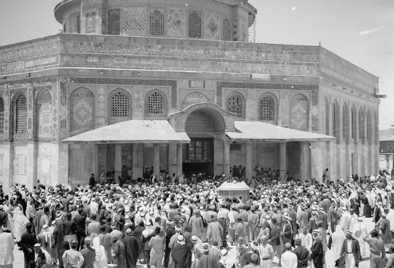 Wizyta Nahasa Paszy w Kopule na Skale, 1943 (bw photo) autorstwa Unbekannt Unbekannt