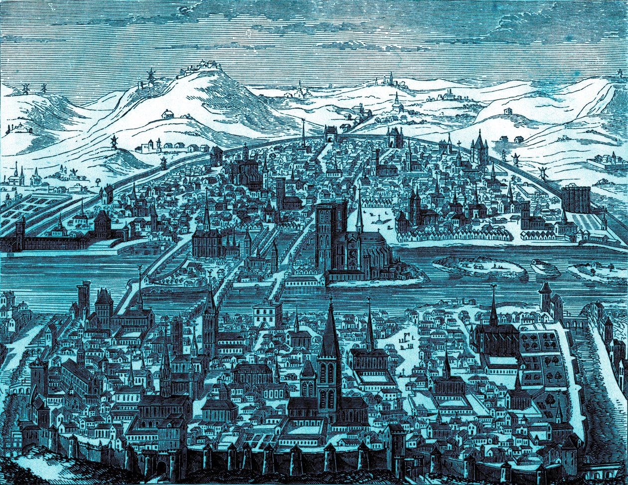 Paryż w 1607 autorstwa Unknown