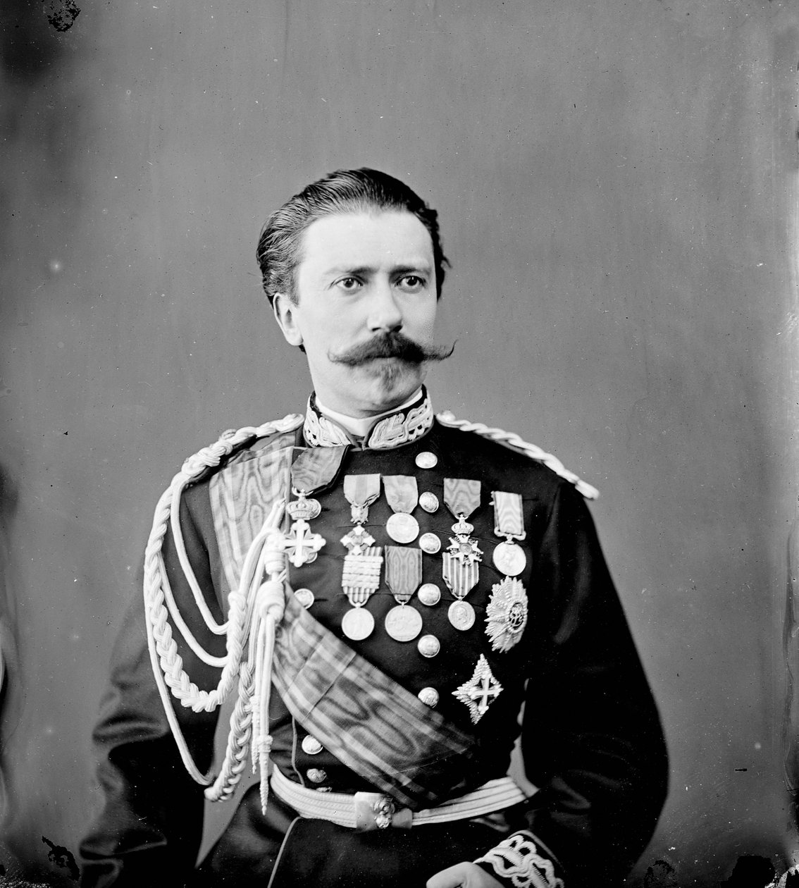 Portret generała Hectora Bertolè-Viale (1829 - 1892), ministra wojny Królestwa Włoch autorstwa Unknown