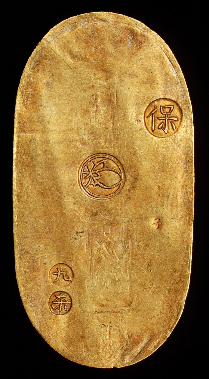Po Japonii LD Oval, członek Ridge Rok ck stopień Ye (Tokio) Tokugawa Narzędzie do pisania 1837-1843 autorstwa Unknown