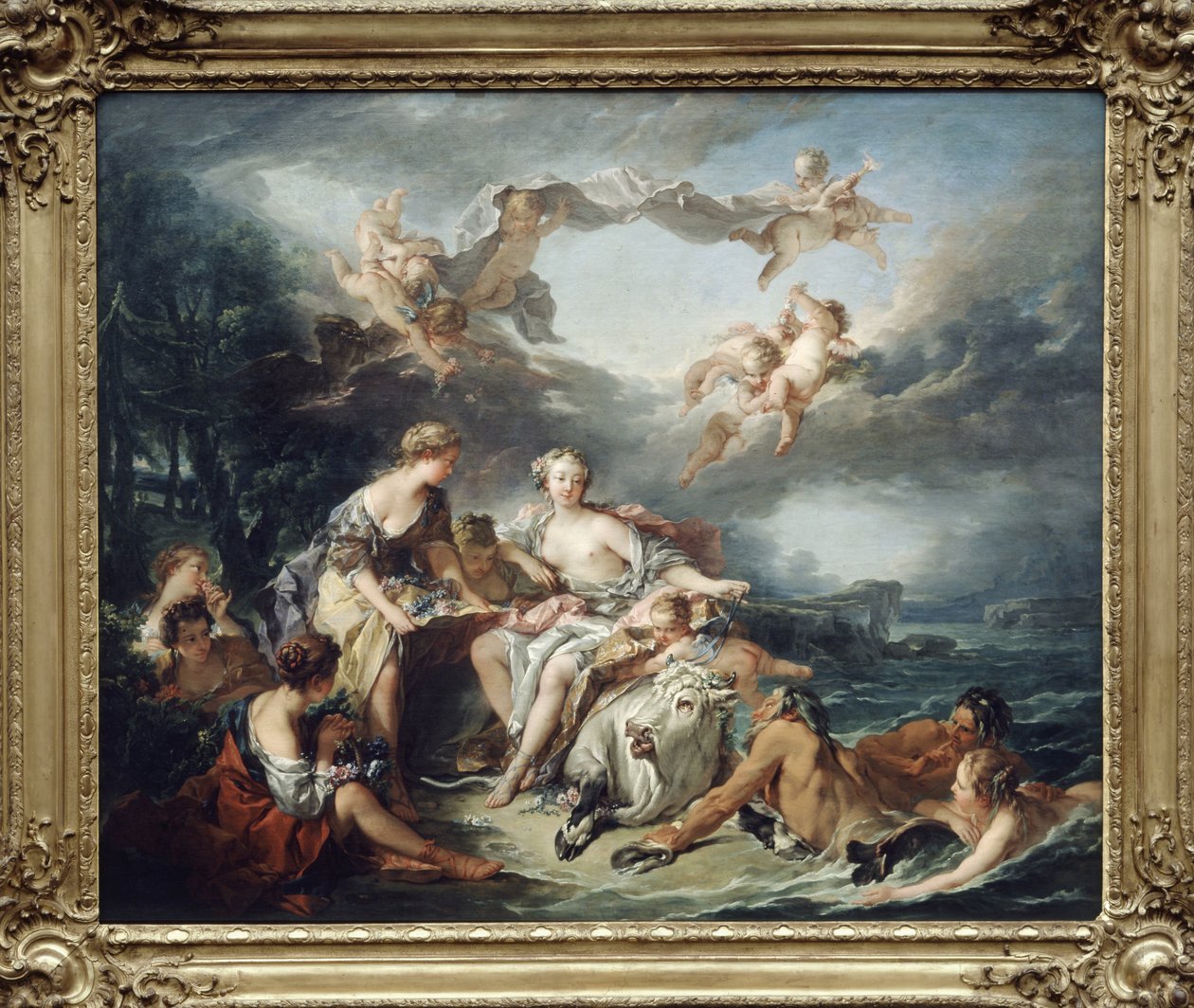 Porwanie Europy - Boucher, 1747, Luwr autorstwa Unknown