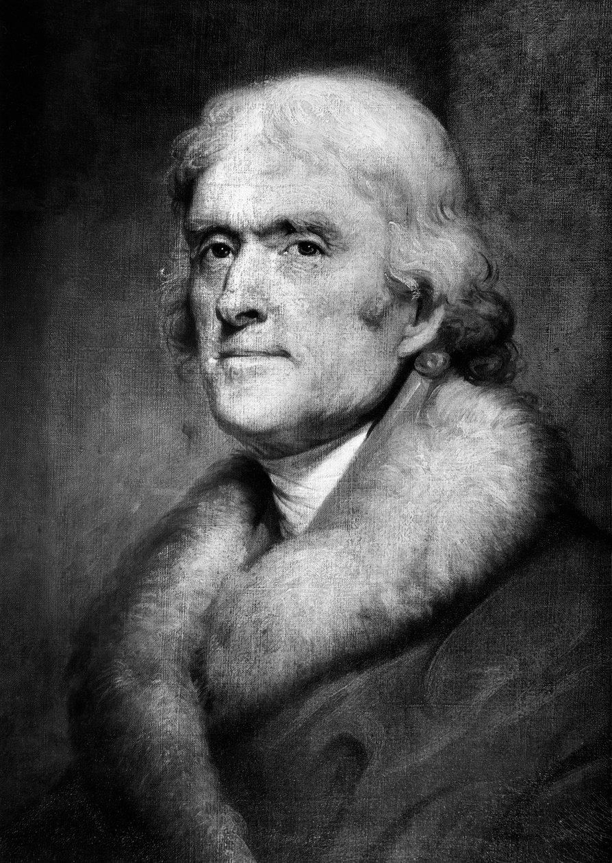 Thomas Jefferson autorstwa Rembrandta Peale autorstwa Unknown