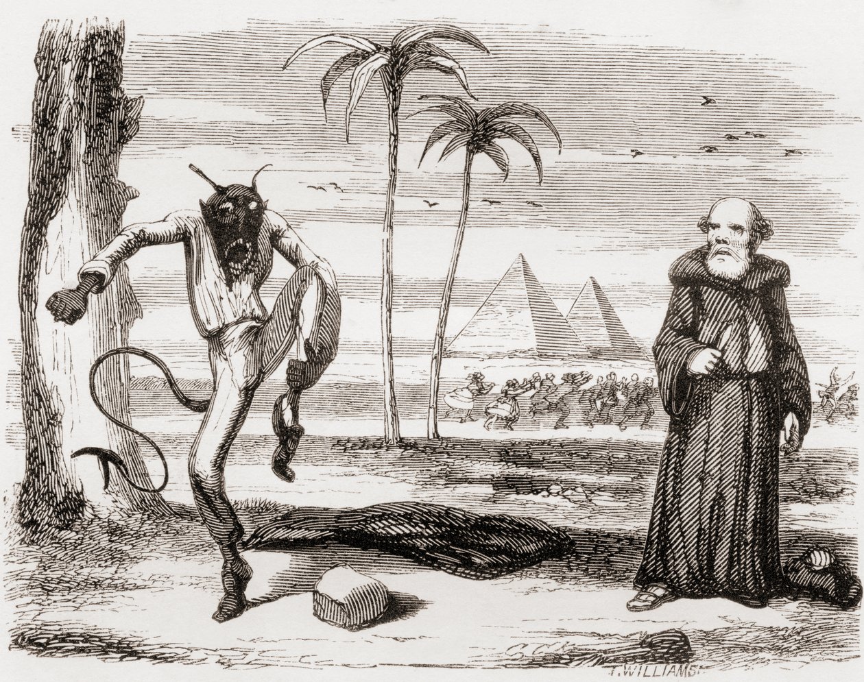 „Jak skakał, skakał, ryczał i ryczał”, ilustracja według George