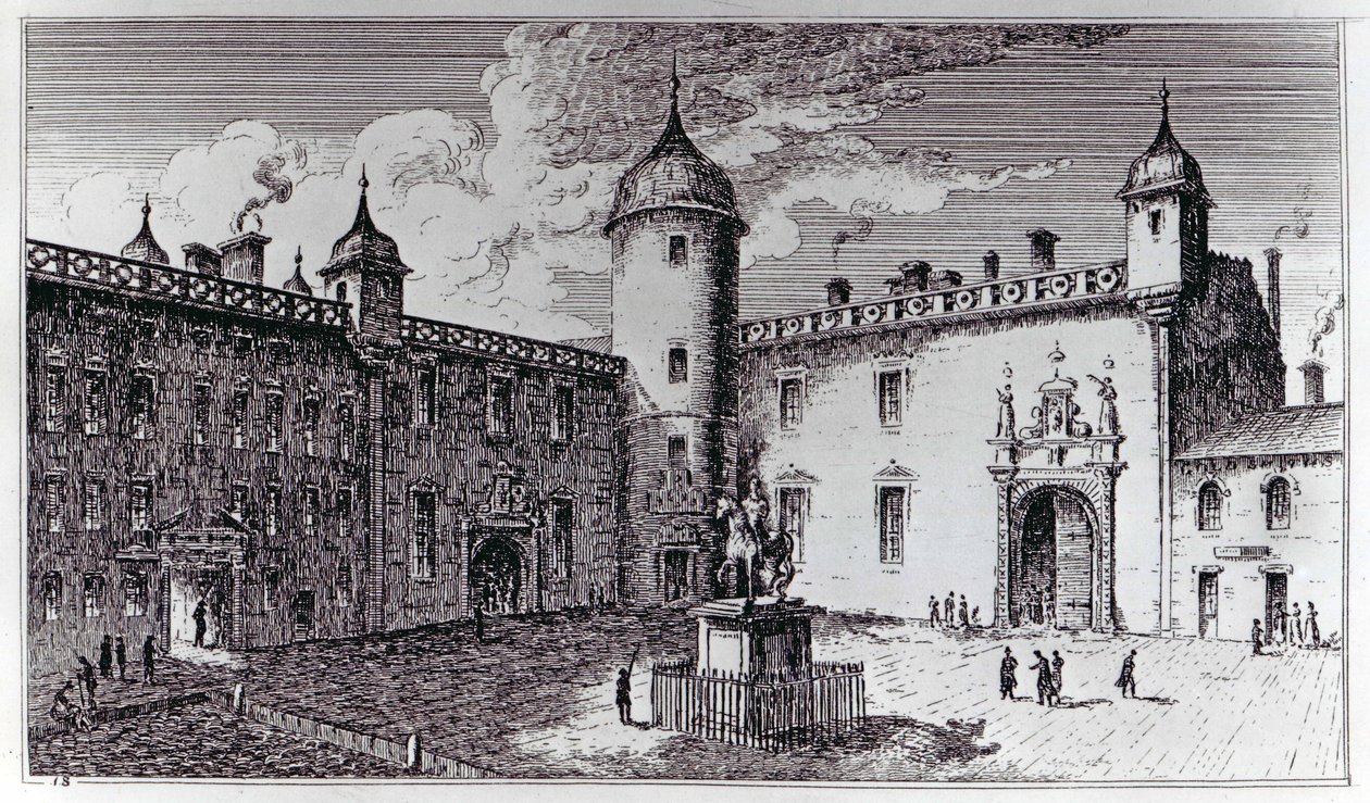 Parlament Zamknij (grawerowanie) autorstwa English School