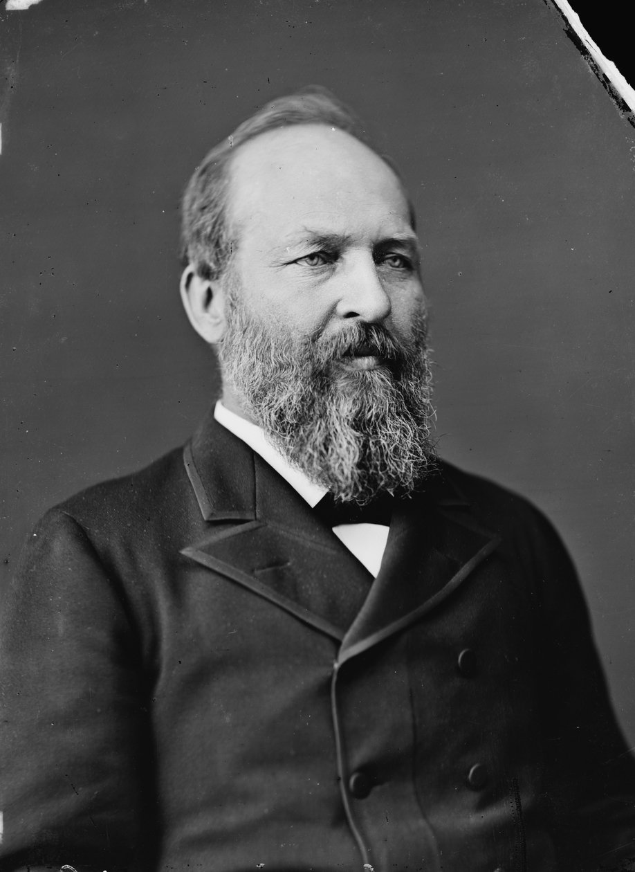Prezydent James Garfield, 1870-80 autorstwa American Photographer