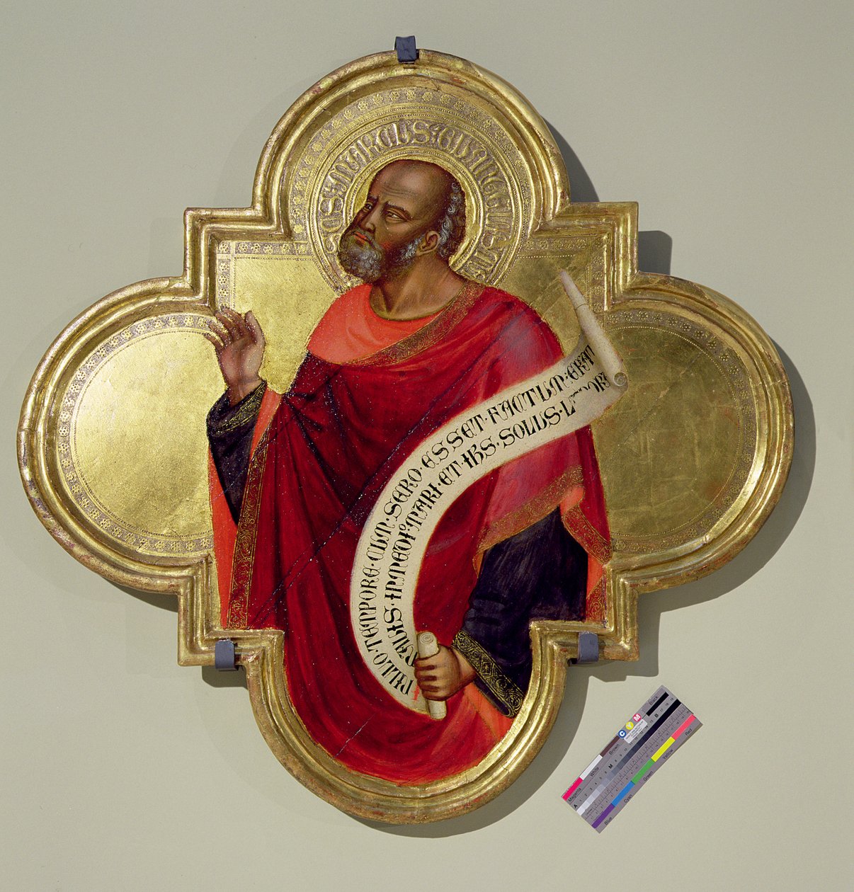 Św. Mateusz (tempera i złoto na desce) autorstwa Bicci di Lorenzo