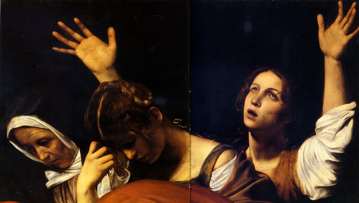 Osadzanie (górna część) Caravaggio autorstwa Michelangelo Merisi Caravaggio