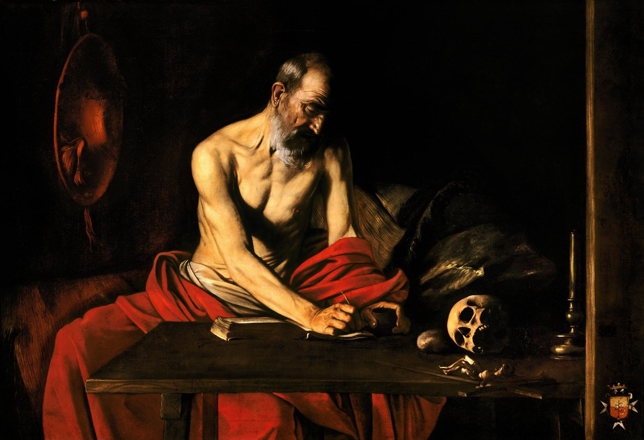 Pismo św. Hieronima autorstwa Michelangelo Merisi Caravaggio