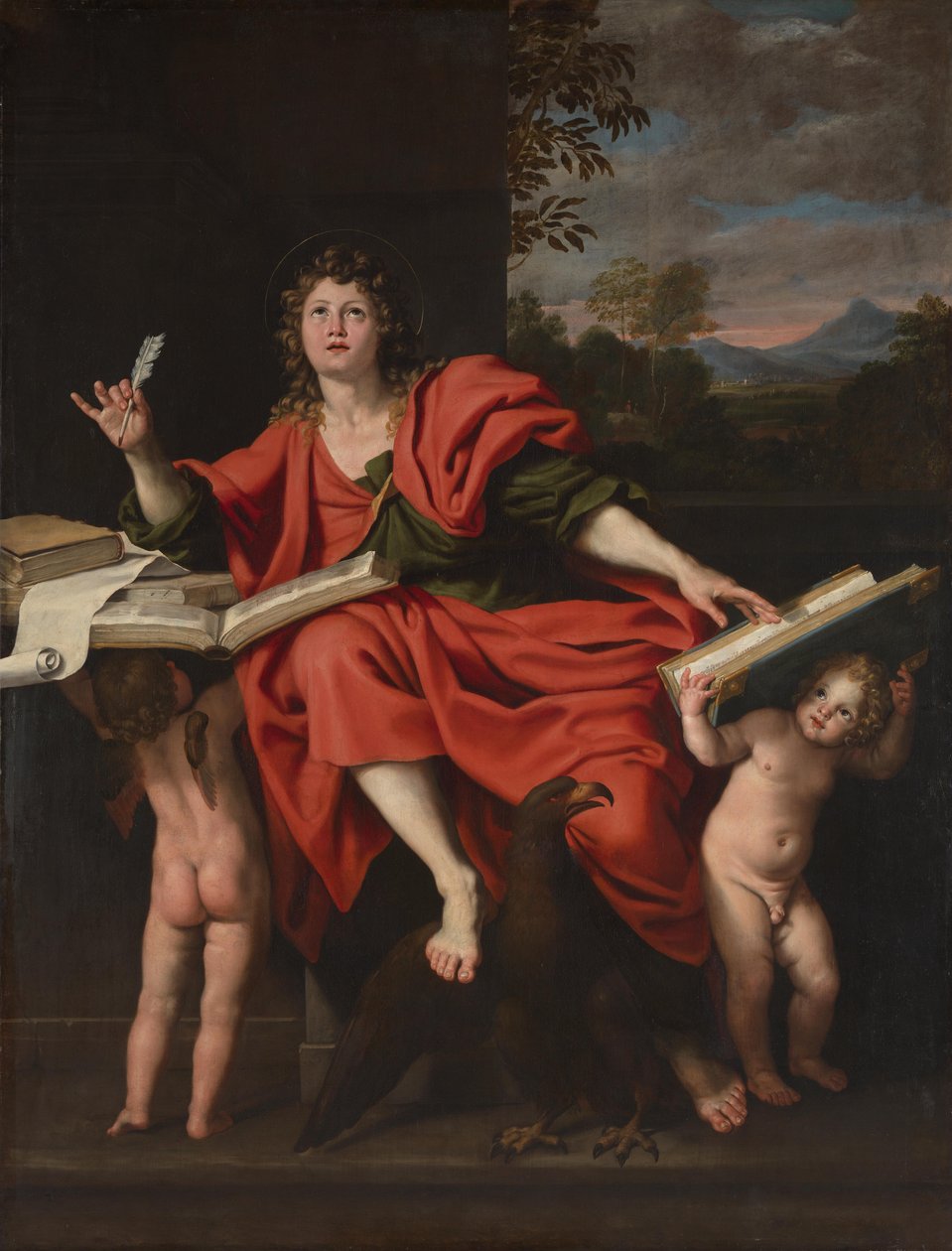 Św. Jan Ewangelista autorstwa Domenichino