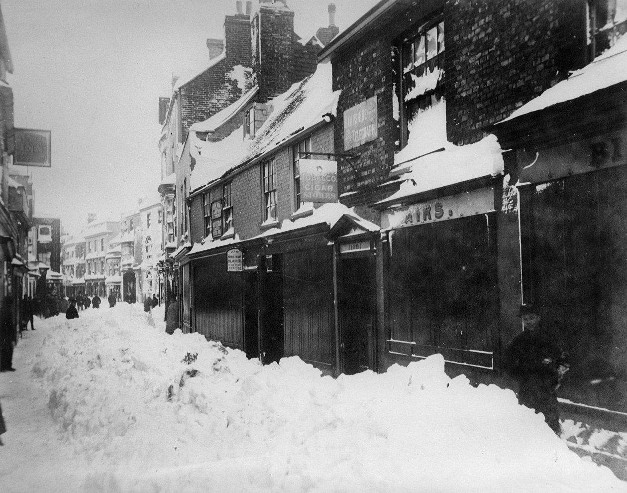 West Cowes, styczeń 1881 lub 1891 autorstwa English Photographer