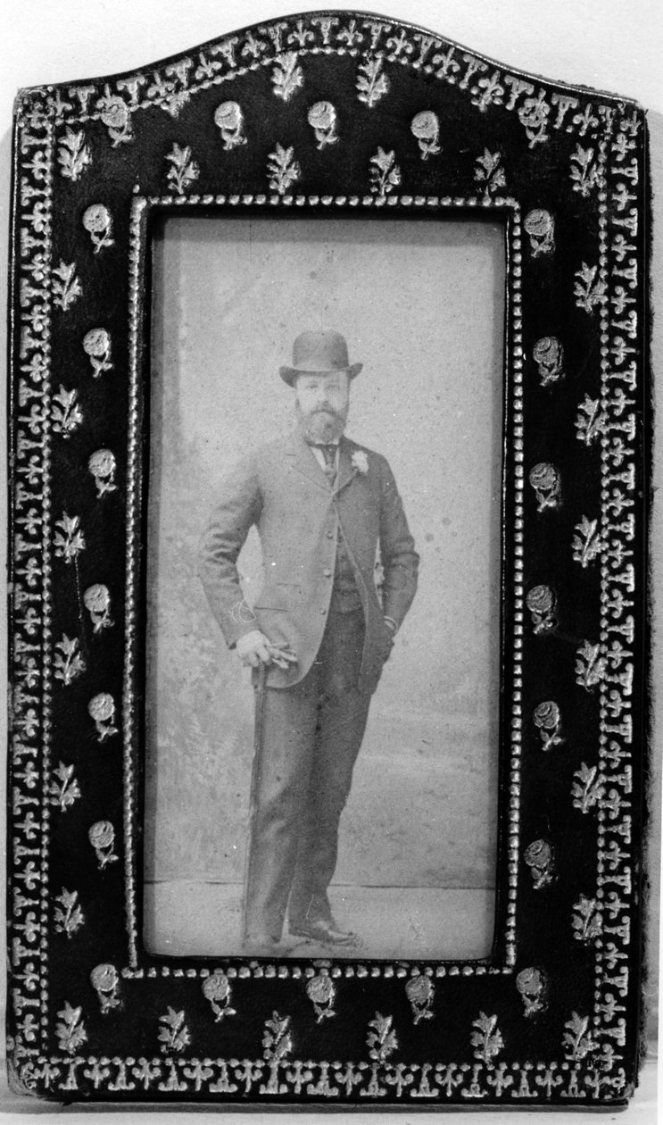 Jacques Doucet jako młody mężczyzna, ok. 1870-90 autorstwa French Photographer
