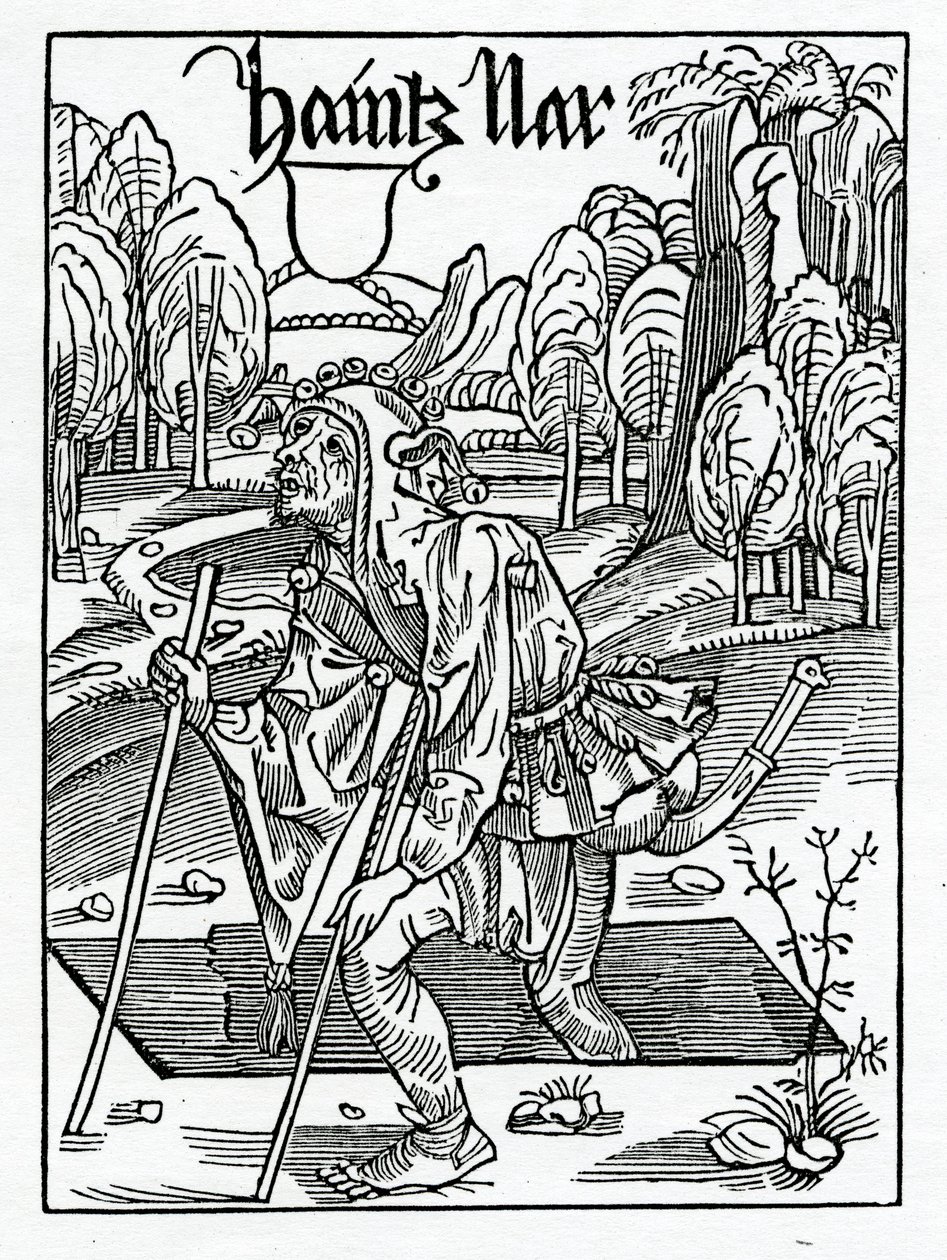 O starych folys, to znaczy im dłużej żyją, tym bardziej są gyuen to foley, ilustracja z angielskiego przekładu „The Ship of Fools” Alexandra Barclay