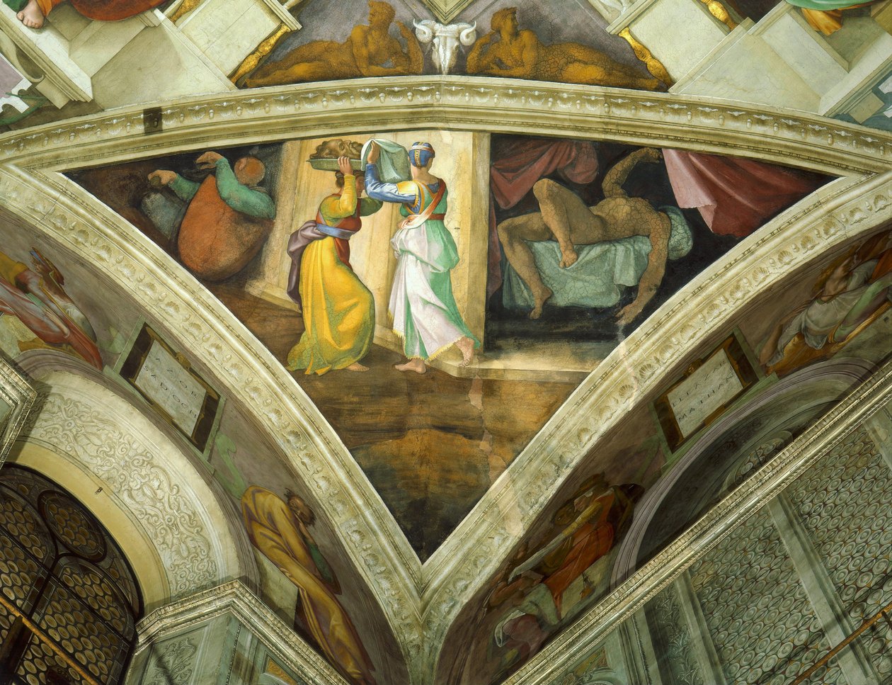 Judyta i Holofernes autorstwa Michelangelo Buonarroti
