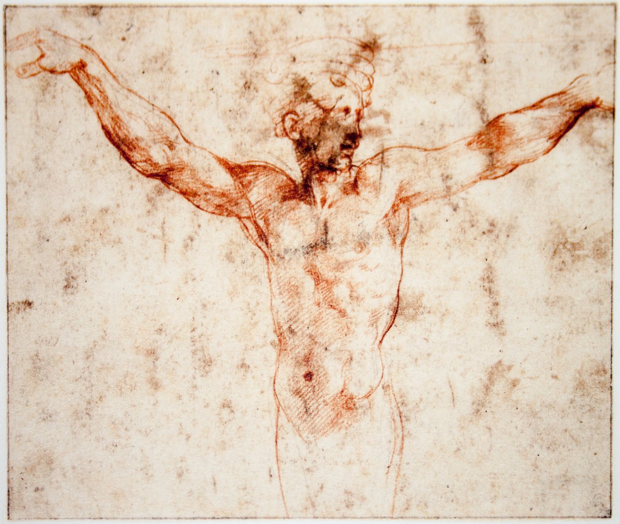 Herm z rozpostartymi ramionami autorstwa Raffaello Sanzio Raphael