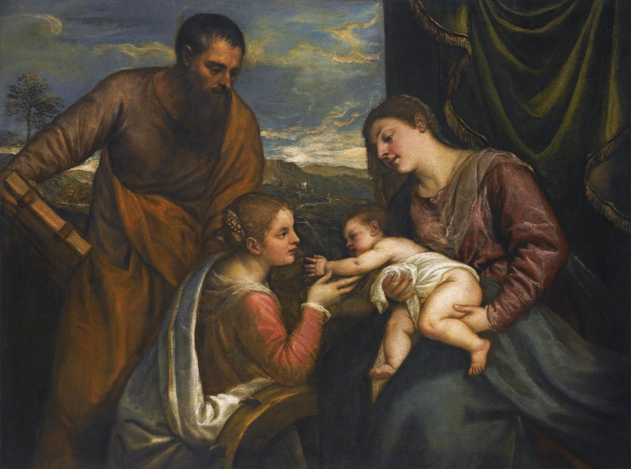 Święta rozmowa autorstwa Tiziano Vecelli
