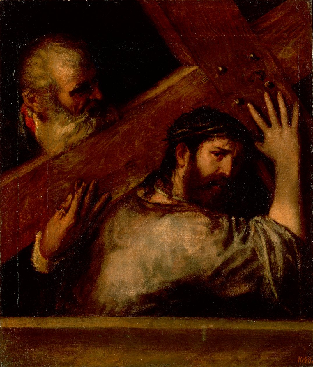 Niesienie Krzyża autorstwa Tiziano Vecelli