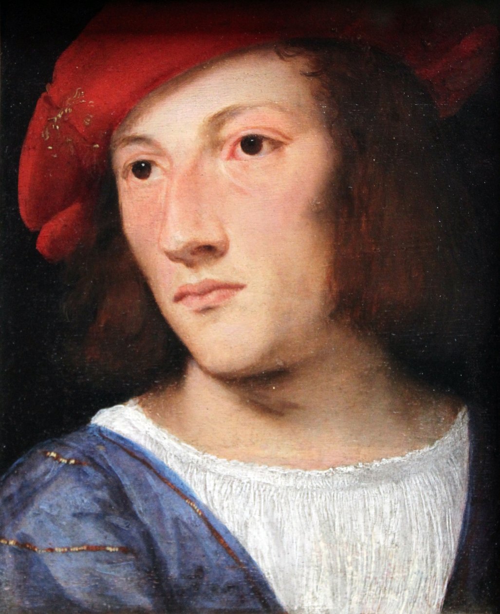 Portret młodego mężczyzny autorstwa Tiziano Vecelli
