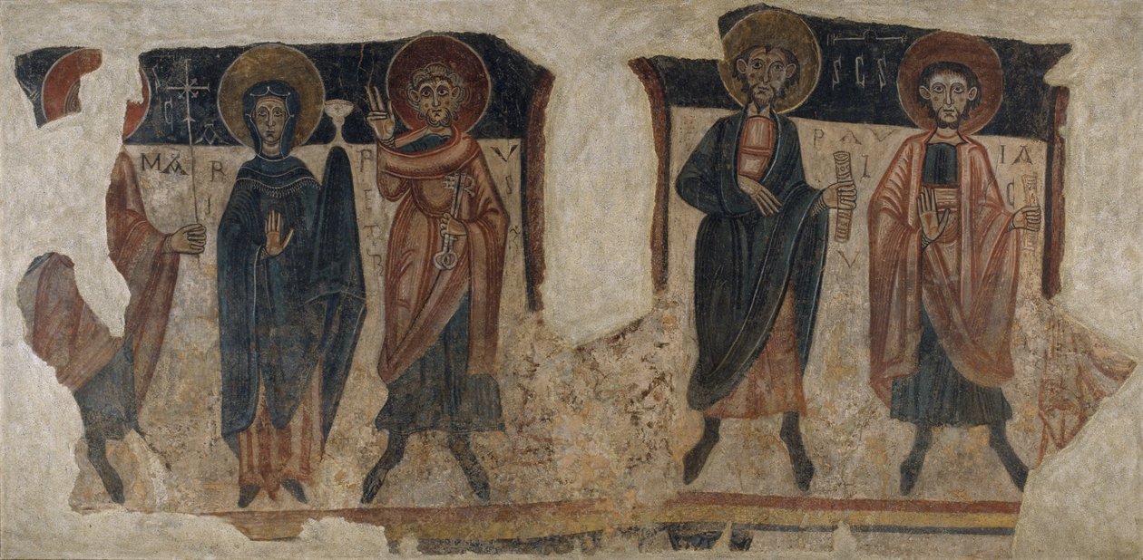 Apostołowie z Dziewicą z Sant Romà de les Bons autorstwa Unknown