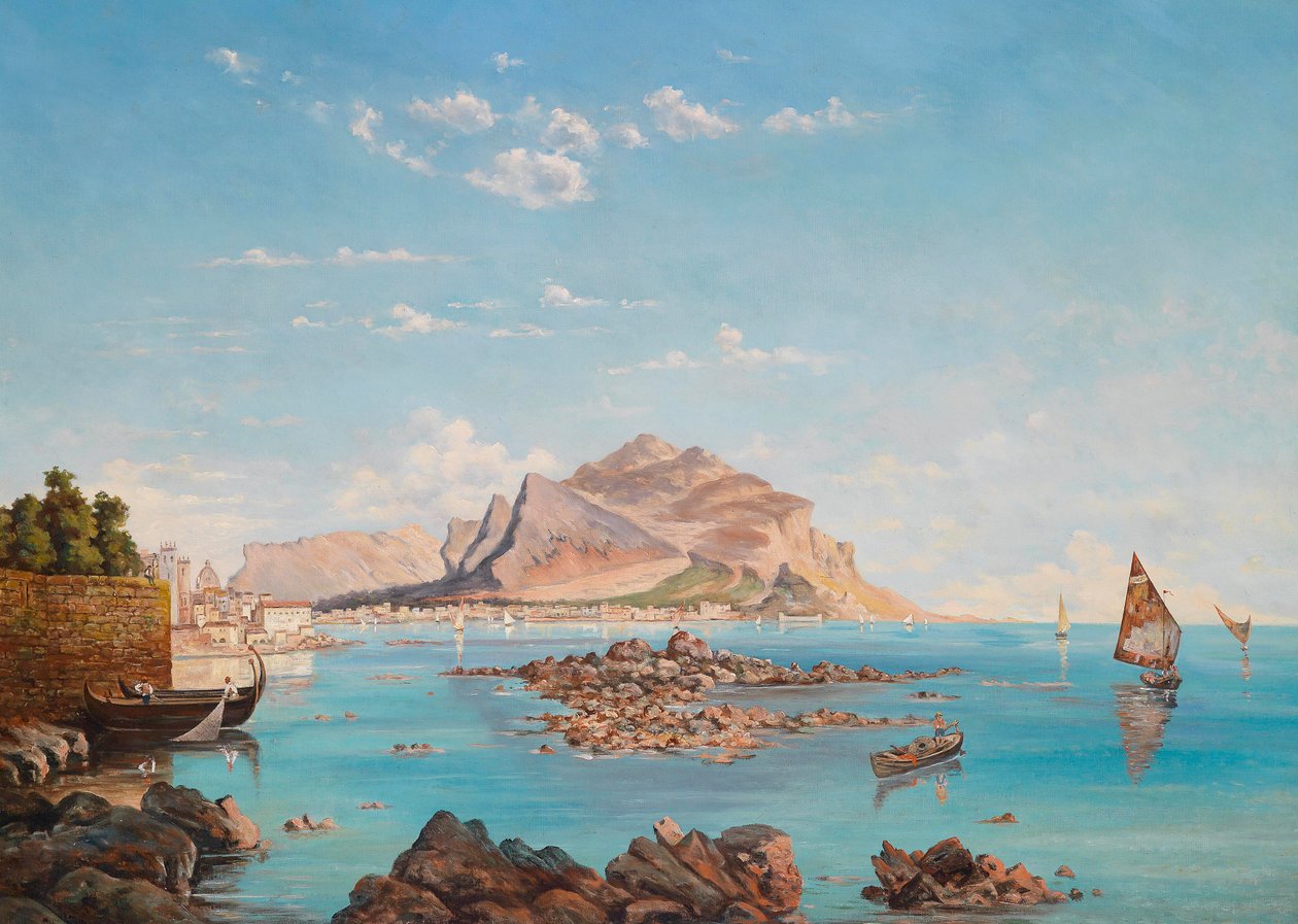 Widok na Palermo z Monte Pellegrino autorstwa Unknown