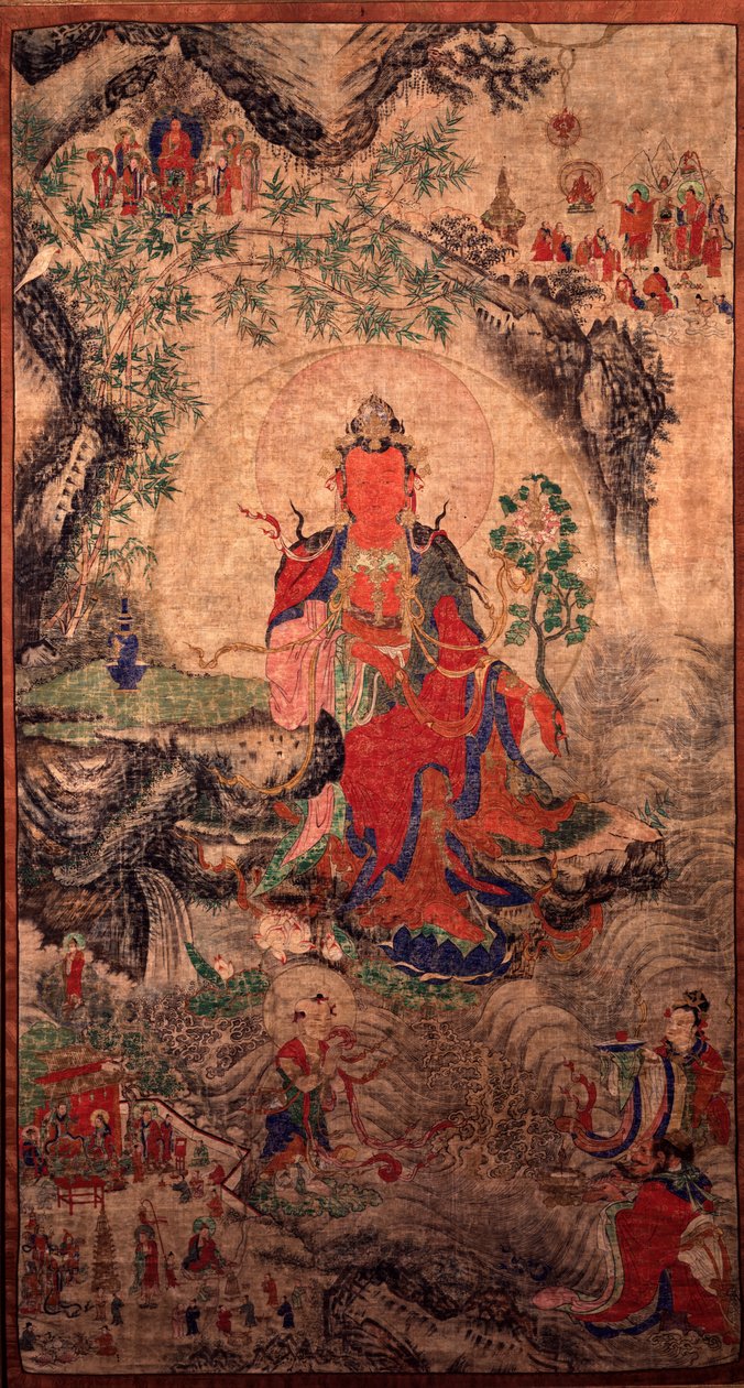 Bodhisattwa Maitreja, przyszły Budda autorstwa Unknown