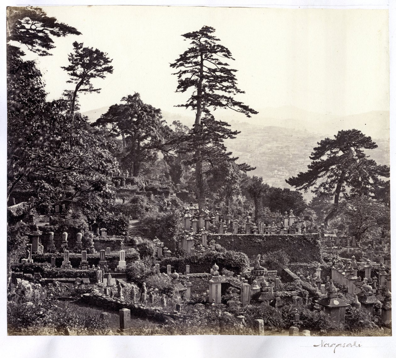 Miasto Nagasaki (Japonia) w 1865 r. autorstwa Unknown