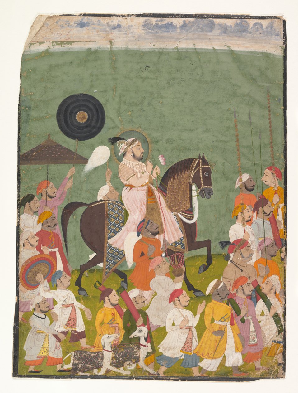 Maharana Jagat Singhi w procesie autorstwa Unknown
