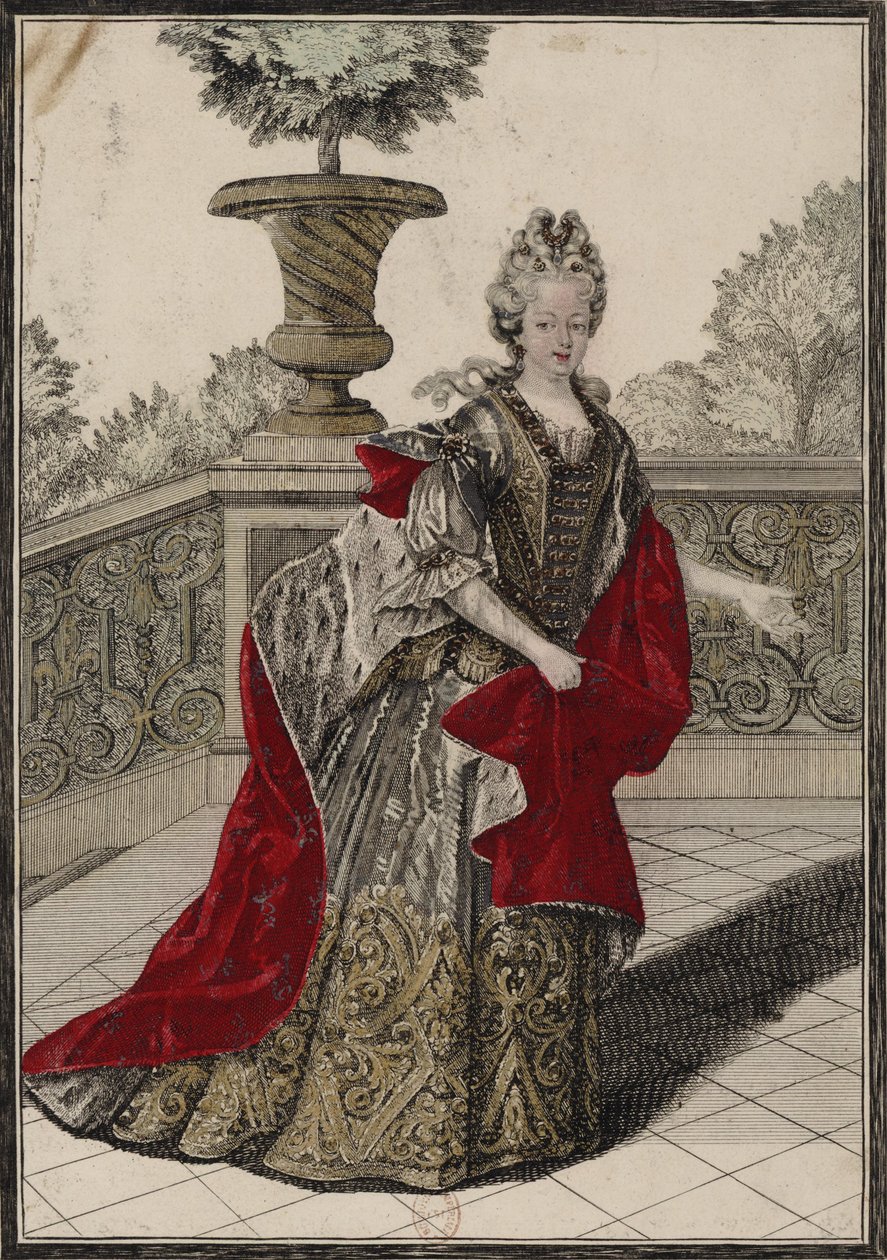 Marie Adélaïde z Sabaudii, a księżna Burgundii autorstwa Unknown