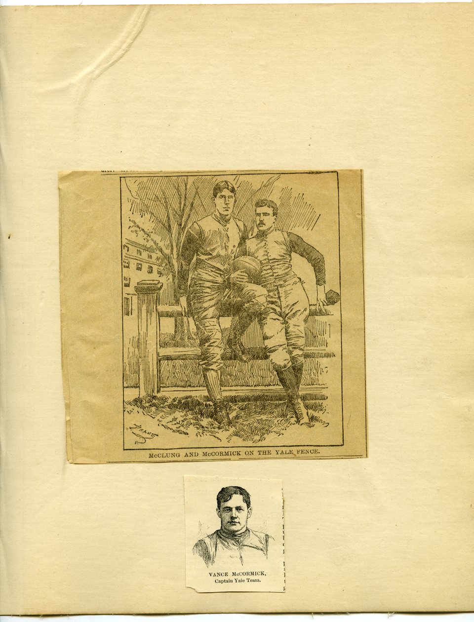 McClung i McCormick na ogrodzeniu Yale autorstwa Unknown