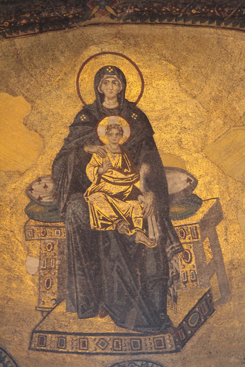 Bogurodzicy w Hagia Sophia autorstwa Unknown