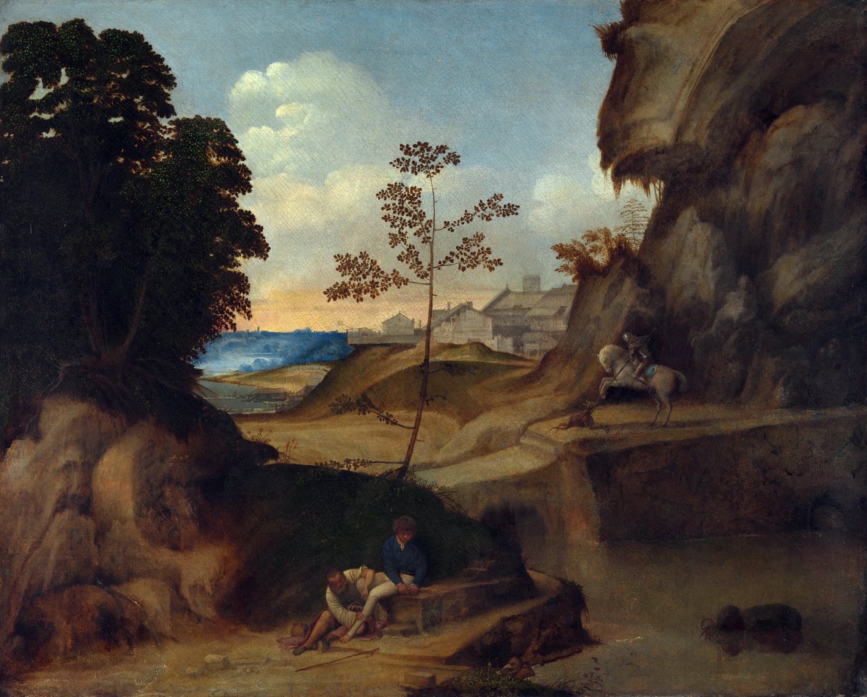 Il Tramonto (Zachód słońca) autorstwa Giorgione